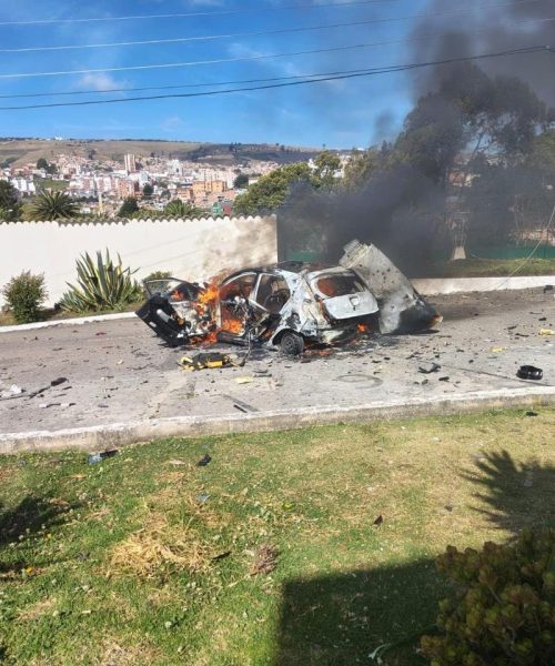 Alarma en Tunja: fuerte explosión cerca de batallón Simón Bolívar por volqueta con explosivos