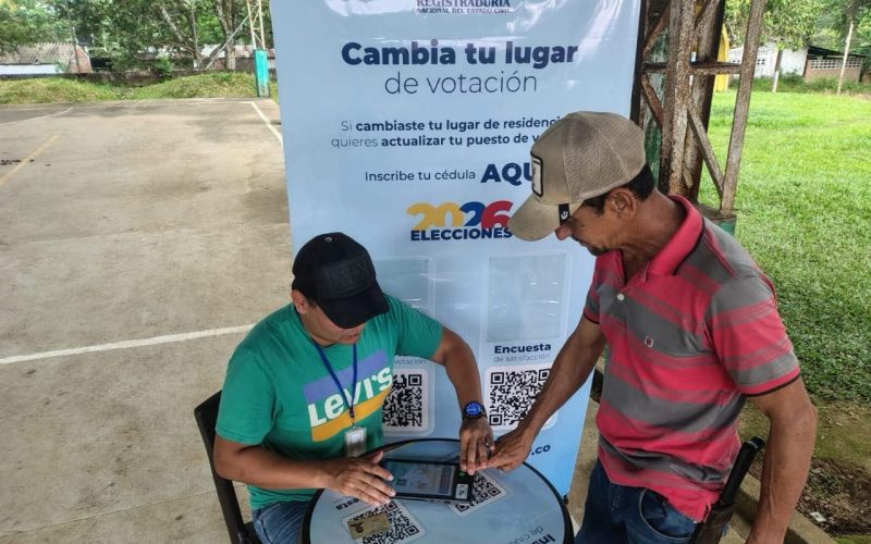 La Registraduría invita a inscribirse para votar en el Barrio Amberes