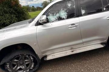 Atentado contra el Gobernador de Arauca: atacan a disparos su camioneta blindada
