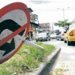 ¡Alerta en Suba! Por vandalismo y deterioro de algunas señales de tránsito dañadas en algunos barrios de la localidad