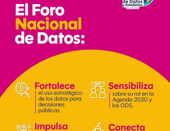 El Foro Nacional de Datos llega a Bogotá para fortalecer la capacidad del país en el uso de la evidencia para la toma de decisiones