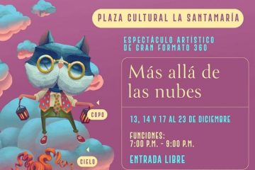 “Más allá de las nubes” Un espectáculo artístico en Bogotá