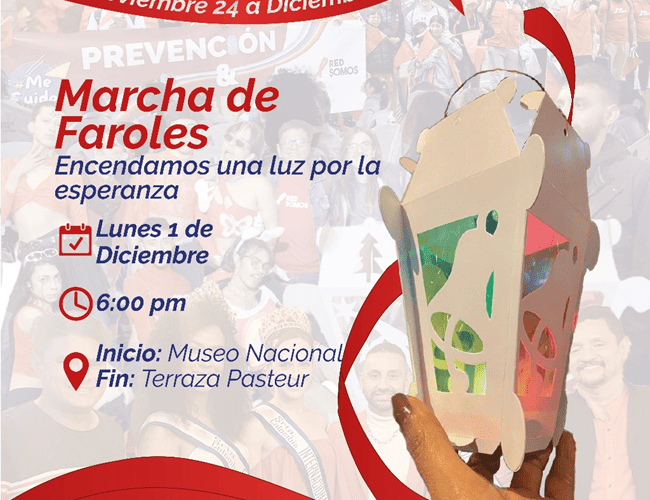 En el Día Mundial de la Respuesta al VIH: Red Somos marcha con faroles en memoria y defensa del derecho a la salud y contra la discriminación
