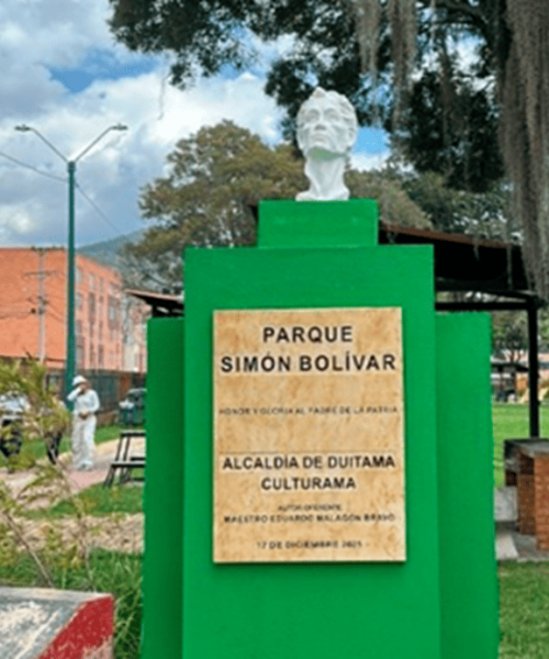 Duitama reafirma su historia: el Parque Simón Bolívar recupera su nombre original
