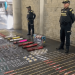 Incautan pólvora lista para distribución en estaciones Avenida Jiménez, Ricaurte 13 y La Sabana