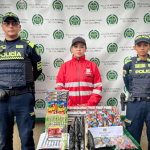 Policía incauta 20 kilos de pólvora ocultos en comercios del centro de Bogotá
