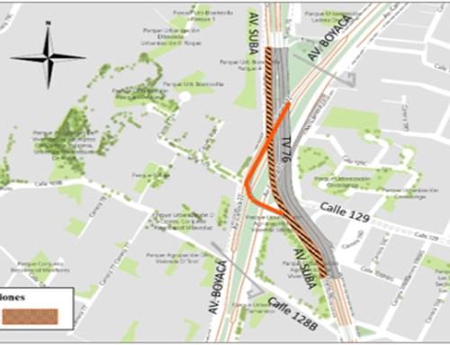Conozca el cierre por carriles sobre el puente vehicular de la Av. Suba por Av. Boyacá