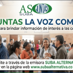 Suba se prepara para las elecciones comunales del 26 de abril: liderazgo, formación y participación ciudadana