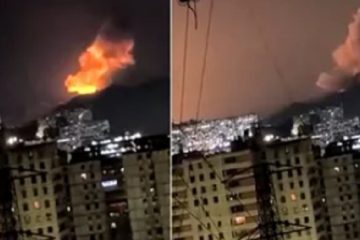 Crisis en Venezuela: Explosiones sacuden Caracas y el chavismo denuncia ataque militar de Estados Unidos