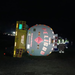 Cierre total en la vía Bogotá – Villavicencio por volcamiento de tractocamión