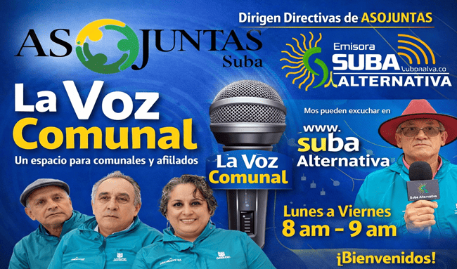 Suba impulsa el Plan Estratégico Comunal y el proyecto “Salud Mental para Todos” en La Voz Comunal Suba