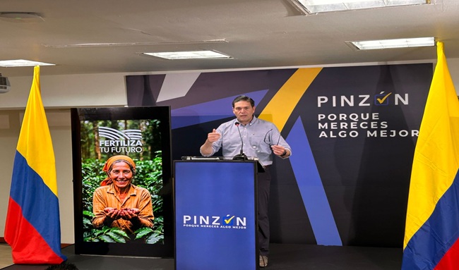 Pinzón presenta “Fertiliza tu Futuro” para reducir costos y aumentar productividad cafetera