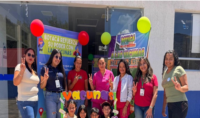 Más de 3.600 vacunas aplicadas en Boyacá en la Primera Jornada Departamental de Vacunación de 2026