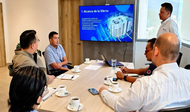 Gobierno del Meta avanza en evaluación de soluciones de eficiencia energética para modernizar el edificio departamental