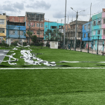 La cancha de Bilbao en Suba se renueva para volver al juego