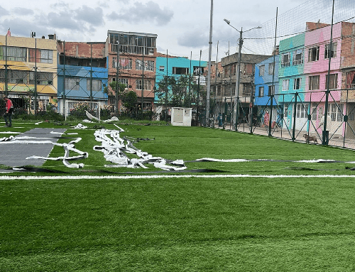La cancha de Bilbao en Suba se renueva para volver al juego