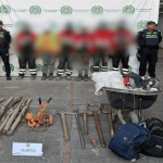 Capturan en Suba a seis falsos funcionarios del IDU que robaban cable de fibra óptica