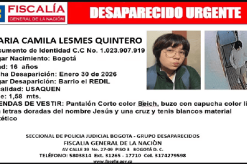 Autoridades activan búsqueda de menor de 16 años desaparecida en El Redil, Usaquén