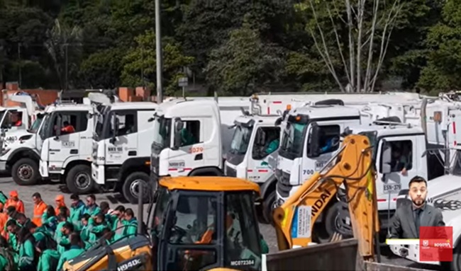 Alcaldía de Bogotá fortalecerá servicio de aseo con nuevos vehículos y más supervisión