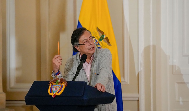 Colombia no busca la guerra, sino la paz en sus relaciones internacionales: presidente Petro