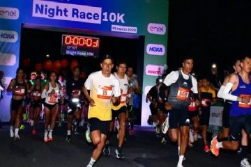 Leidy Lozano e Iván González conquistan la Enel Night Race 10K en Bogotá