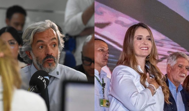 Paloma Valencia confirma a Juan Daniel Oviedo como su fórmula vicepresidencial