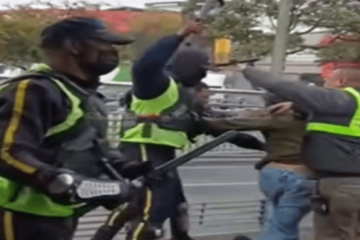 Golpiza en TransMilenio: vigilantes agreden a colados en estación Pradera