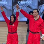 Sondra Macollins presenta a Leonardo Karam Helo como su fórmula vicepresidencial