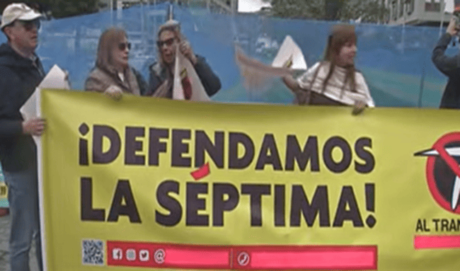 Obras en la Séptima arrancan entre protestas de la comunidad por impacto ambiental