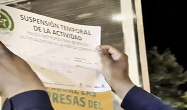 Operativo en Usaquén deja dos establecimientos suspendidos por incumplir normas y ocupar espacio público