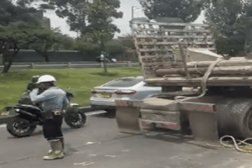 Alcaldía de Usaquén suspende obra de apartamentos tras denuncia por riesgos a peatones y ciclistas