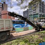 Avanzan trabajos en el Corredor Carrera Séptima durante Semana Santa en Bogotá