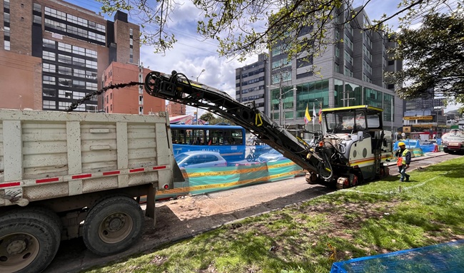 Avanzan trabajos en el Corredor Carrera Séptima durante Semana Santa en Bogotá