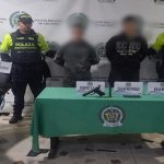Capturados en Kennedy dos hombres por hurto de motocicleta en Suba: iban armados