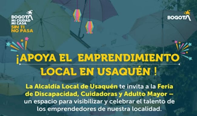 Usaquén realizará feria de emprendimiento inclusivo este 25 de abril