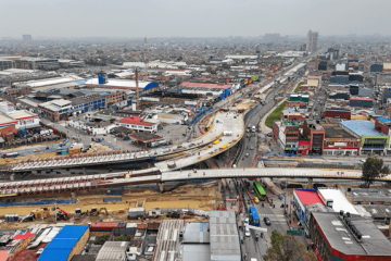 Avanzan obras en la av. 68: en julio habilitarán carriles paralelos a la Autopista Sur