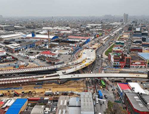 Avanzan obras en la av. 68: en julio habilitarán carriles paralelos a la Autopista Sur