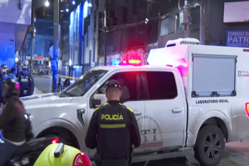 Dos muertos y seis heridos tras violenta riña entre hinchas en el centro de Bogotá