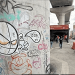 Denuncian presunto plan para vandalizar columnas del Metro de Bogotá