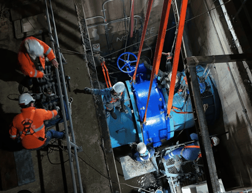 Avanza sin contratiempos instalación de válvula antisísmica en el tanque Santa Ana