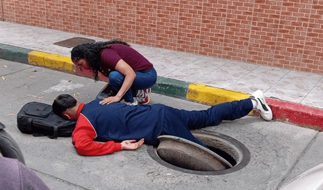 “Casi 40 minutos sin auxilio”: Denuncian grave accidente de un menor en alcantarilla de Kennedy