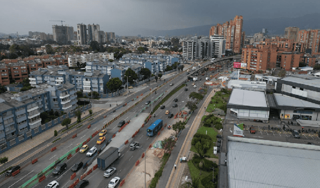 Cambios en el puente de Cafam Floresta por obras en la av. 68: así será la nueva movilidad