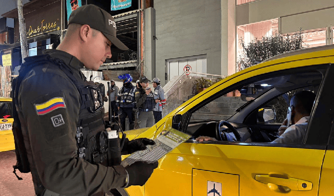 Taxi con conductor ebrio y antecedentes por hurto fue detectado en operativo contra el ‘paseo millonario’ en Chapinero