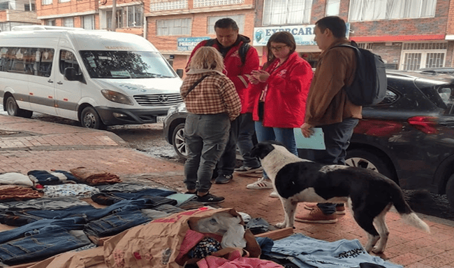 Usaquén avanza en la recuperación del espacio público con operativos de control