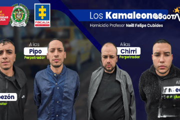 Desarticulan en Bogotá a ‘Los Kamaleones’, red señalada de secuestro y homicidio de profesor Neill Cubides