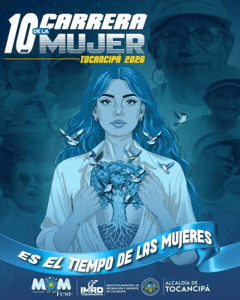 Tocancipá invita a la décima Carrera de la Mujer: evento gratuito espera a 10.000 participantes