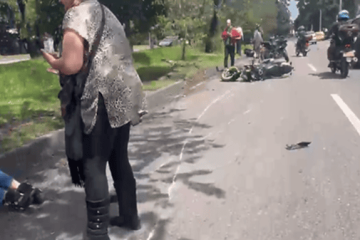 Última Hora: fuerte siniestro vial entre motociclistas en Suba deja dos heridos