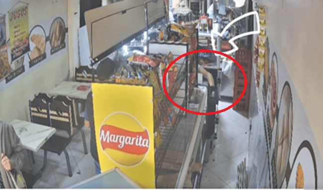 Robo en panadería de La Soledad: cámaras captaron el hurto de cerca de $800 mil