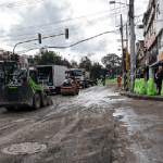 Reabren vía en La Gaitana tras mes y medio de cierre por hundimiento en Suba