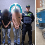 Capturan en flagrancia a tres hombres por robo de maquinaria industrial en Suba